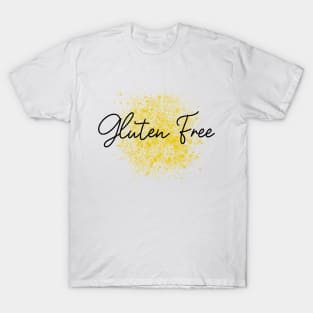 Yellow Gluten Free logo T-Shirt